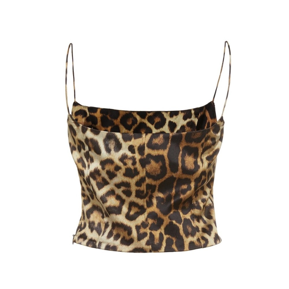 NWT GAUGE81 Sakai Silk Top in Leopard - Picture 2 of 8